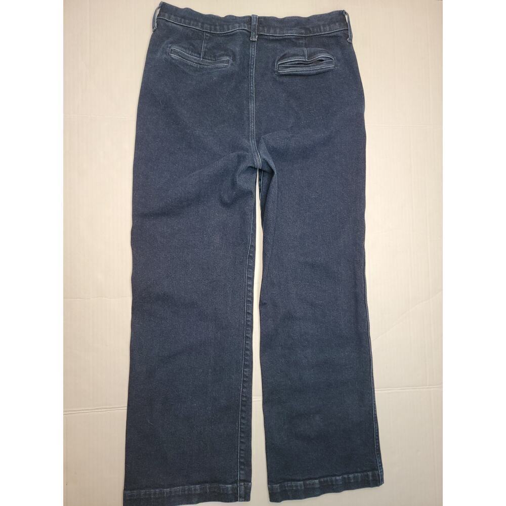 J Crew Jeans Womens Sz 31 Dark Wach Denim Trouser In Signature Stretch BU834 - Picture 8 of 8
